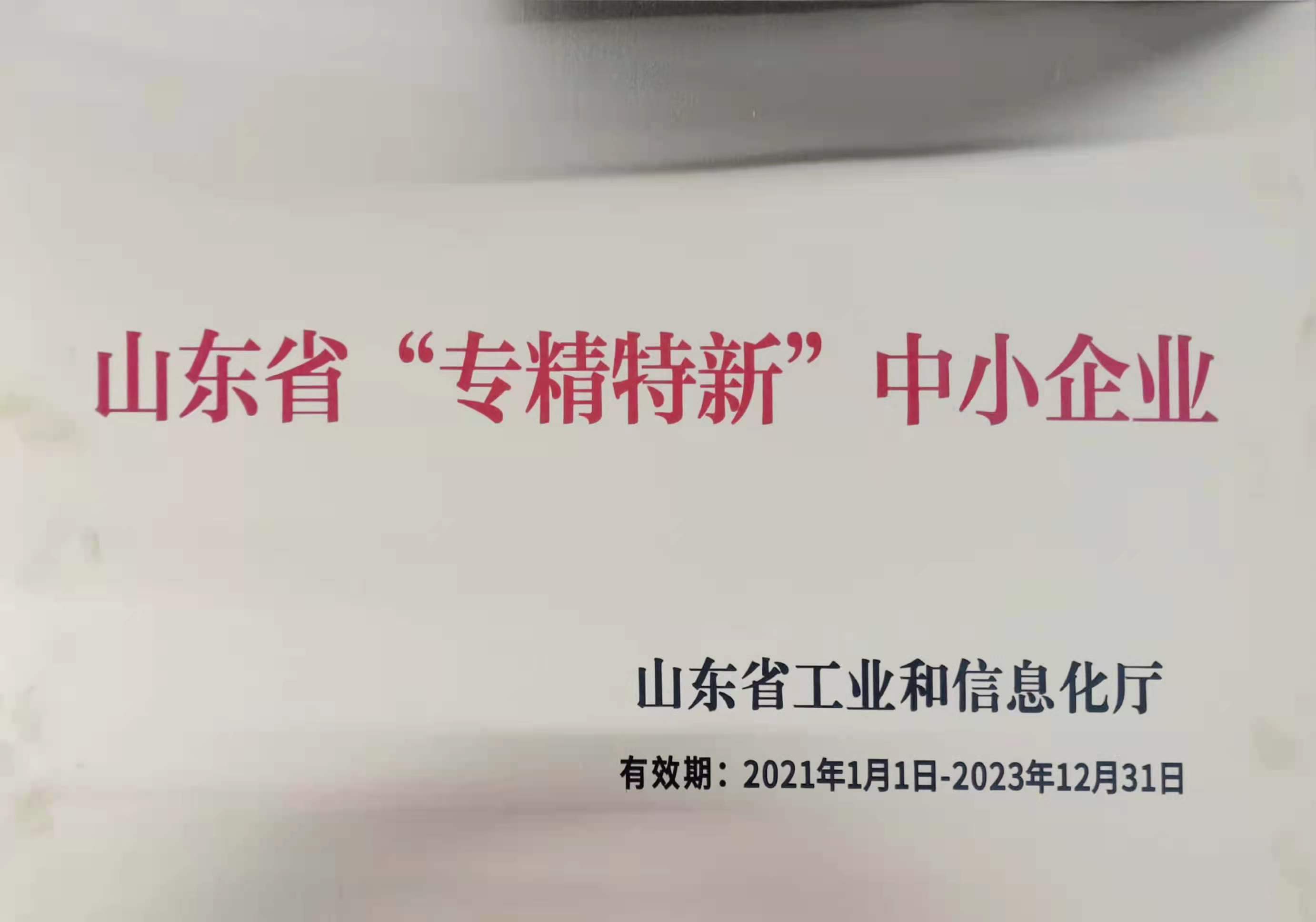 91视频网页版进入页面颜料山东省“专精特新”中小企业